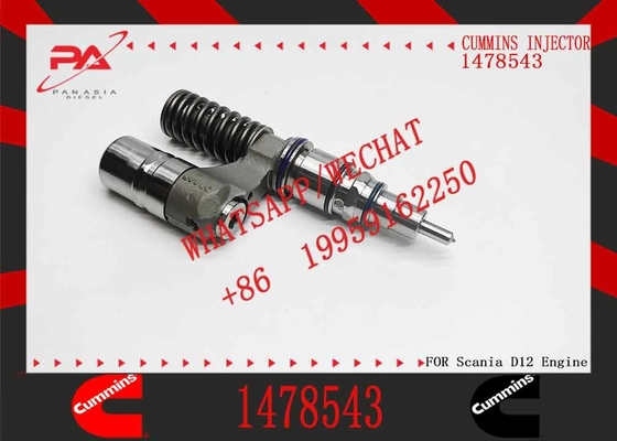 Real Fuel Injector Assembly 1478543 For Scania D12 Series
