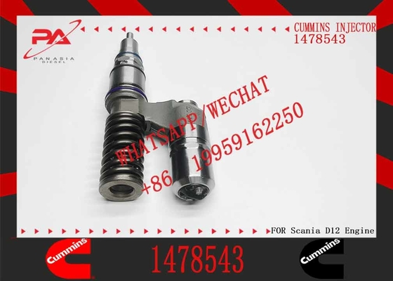 Real Fuel Injector Assembly 1478543 For Scania D12 Series