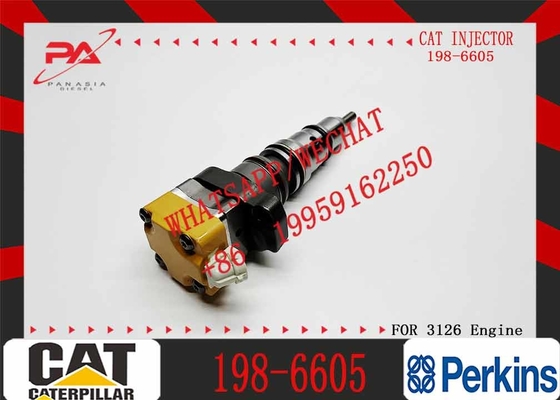 Construction Machinery parts Diesel Engine CAT Machinery 3126 E3126 Fuel Injector Assembly 177-4754 198-6605 177-4752