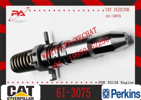 construction machinery parts fuel injector 6I-3075 6I3075 20R2053 diesel injector fits for CAT 3516 Engine Injector