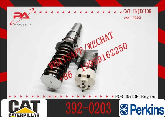 Hot sale fuel common rail injector 392-0203 3920203 20R-1267 for Caterpillar Engine 994D