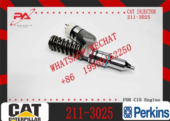 Hot sale common rail injector 211-3025 10R0955 For Caterpillar1 3406E 3456 C-15 Engine Fuel Injector 2113025