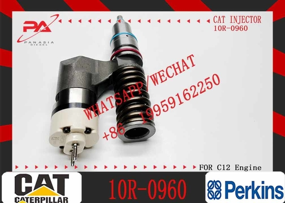 Excavator Injector 10R0960 10R-0960 1611708 161-1708 1945080 194-5080 for C12 Engine Parts Diesel Nozzle Assembly