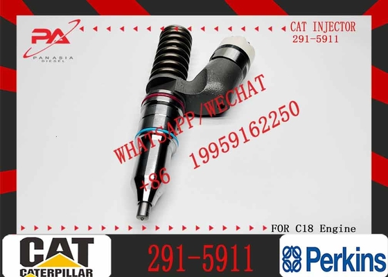 Common Rail Fuel Injector Diesel OEM 291-5911 For Caterpillar CAT C15 C18 Engine