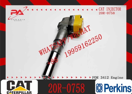 Nine Brand Good Performance high quality Common Rail Injector 20R-0758 For Diesel Engine 20R-0758