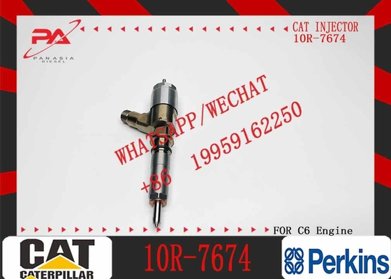 Real Fuel Injector Assembly 10R-7674 For CAT Engine C4.4/C6.6 Series