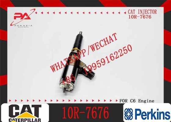 Excavator fuel injector 10R-7676 10r7675 320d injector 326-4700 for caterpillar cat c6.4 injector