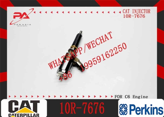 Excavator fuel injector 10R-7676 10r7675 320d injector 326-4700 for caterpillar cat c6.4 injector