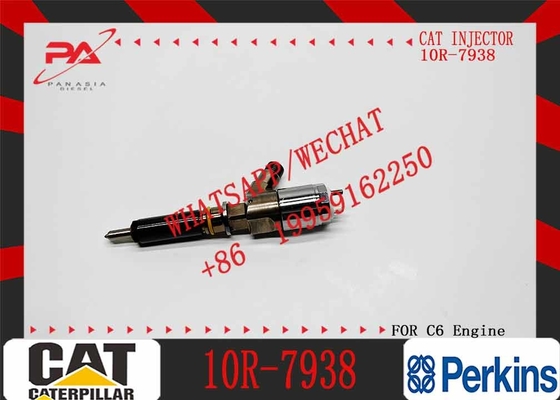 Excavator Construction machinery engine parts truck injectors 10R-7938 10R7938 FOR CAT C6.6 diesel fuel injectors