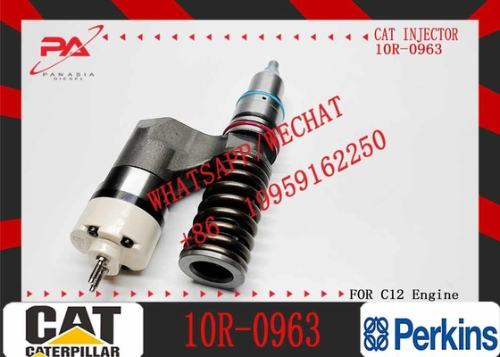Excavator spare parts 10R-0963 engine 3176C C10 C12 3196 Fuel Injector 10R0963 For Caterpillar