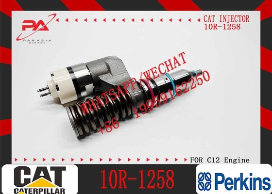 Construction machinery Excavator engine parts diesel common rail injector 10R-1258 10R1258 injectors for CAT engine
