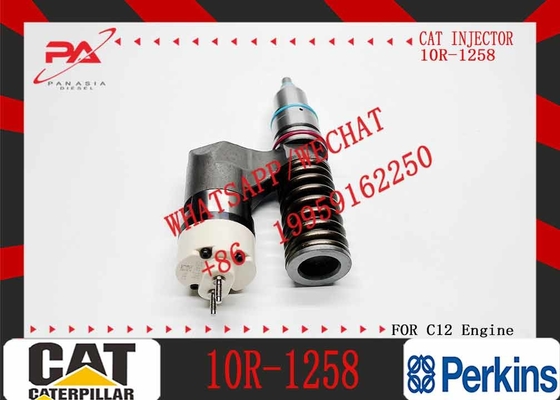 Construction machinery Excavator engine parts diesel common rail injector 10R-1258 10R1258 injectors for CAT engine