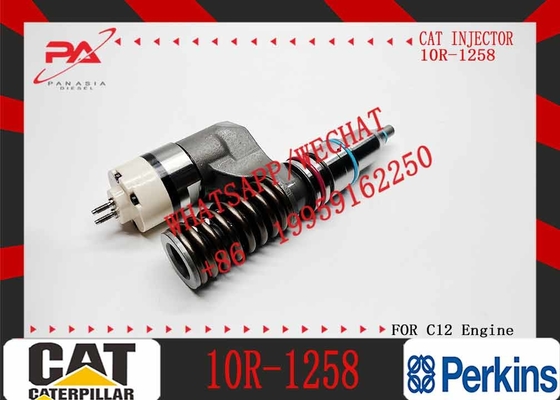 Construction machinery Excavator engine parts diesel common rail injector 10R-1258 10R1258 injectors for CAT engine