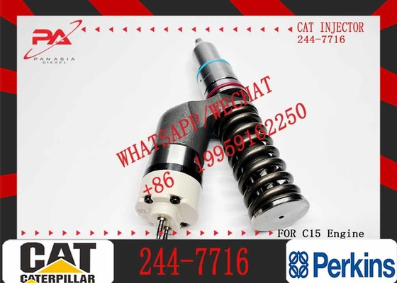 244-7716 Fuel Injector for C15 C18 C27 3408E Diesel Engine Parts 2447716 fuel injector assembly