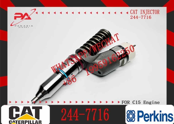 244-7716 Fuel Injector for C15 C18 C27 3408E Diesel Engine Parts 2447716 fuel injector assembly