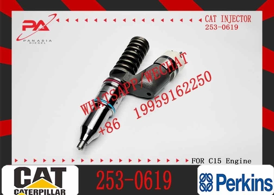 Common Rail Fuel Injector 253-0619 10R-7232 Fuel Injector for Caterpillar CAT Engine 3406E