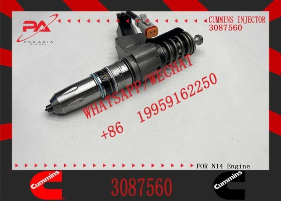 QSN14 Diesel Spare Parts Excavator Fuel Injector Diesel Machinery Engine Parts 3087560 For CUMMINS QSN14 Engine