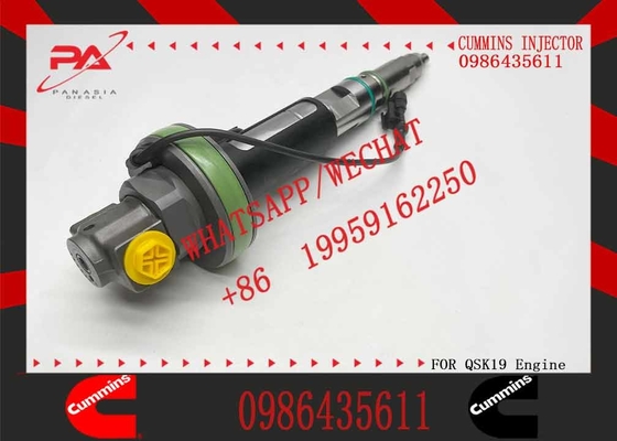 4964171 Fuel Injector 0986435611 Diesel Engine Fuel Injector 0986435611 4964171 For C-ummins QSK19 QSK60 Engine