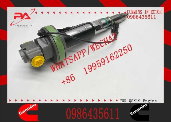 4964171 Fuel Injector 0986435611 Diesel Engine Fuel Injector 0986435611 4964171 For C-ummins QSK19 QSK60 Engine