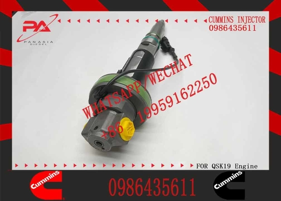 4964171 Fuel Injector 0986435611 Diesel Engine Fuel Injector 0986435611 4964171 For C-ummins QSK19 QSK60 Engine