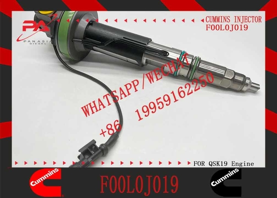 Construction Machinery PartsFuel Injector For QSK19 Diesel 4955525 Y431K05417 F00L0J019 For CUMMINS Diesel Engine