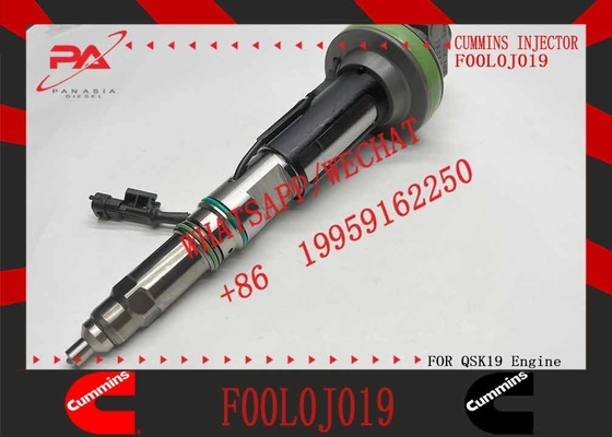 Construction Machinery PartsFuel Injector For QSK19 Diesel 4955525 Y431K05417 F00L0J019 For CUMMINS Diesel Engine