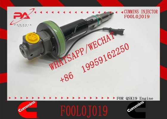 Construction Machinery PartsFuel Injector For QSK19 Diesel 4955525 Y431K05417 F00L0J019 For CUMMINS Diesel Engine