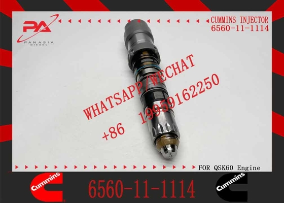 Diesel Engine Spare Parts 6560-11-1114 6560111114 fuel injector for sale