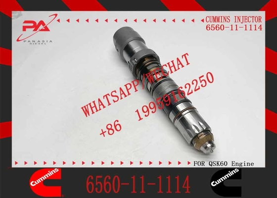 Diesel Engine Spare Parts 6560-11-1114 6560111114 fuel injector for sale