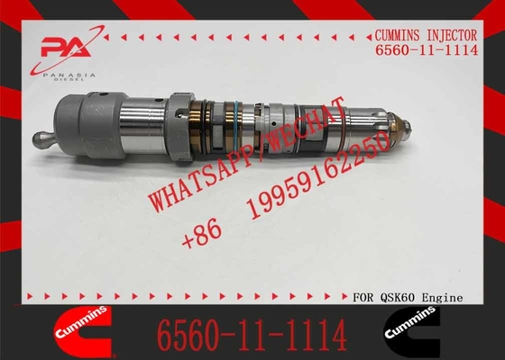 Diesel Engine Spare Parts 6560-11-1114 6560111114 fuel injector for sale