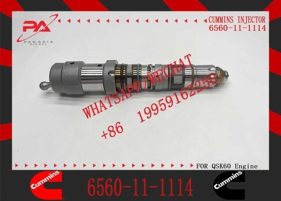 Diesel Engine Spare Parts 6560-11-1114 6560111114 fuel injector for sale