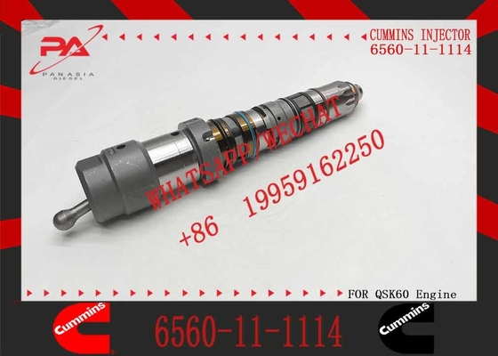Diesel Engine Spare Parts 6560-11-1114 6560111114 fuel injector for sale
