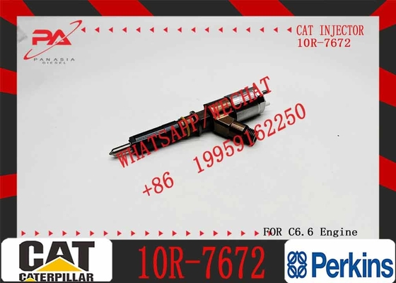 Excavator spare parts 10R-7672 306-9380 engine C6.6 E320D Fuel Injector 10R7672 3069380 For Caterpillar