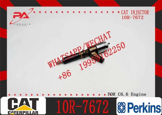Excavator spare parts 10R-7672 306-9380 engine C6.6 E320D Fuel Injector 10R7672 3069380 For Caterpillar