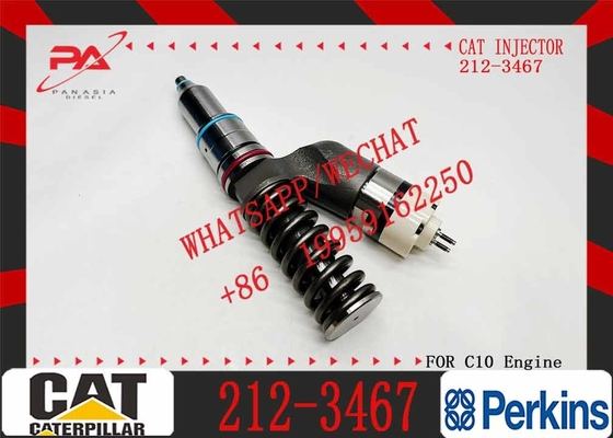 Excavator Parts C10 Engine Injector 212-3467 350-7555 161-1785 10R-1259 fuel injector For Excavator