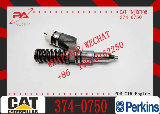 Excavator Spare Parts Injectors 253-0615 253-0618 374-0750 374-0751 Common Rail Injectors For Carter C15 C18 Engines