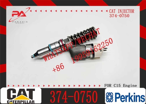 Excavator Spare Parts Injectors 253-0615 253-0618 374-0750 374-0751 Common Rail Injectors For Carter C15 C18 Engines