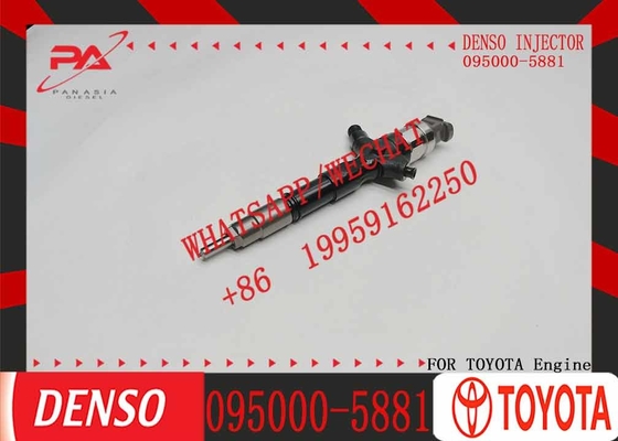 Common Rail Fuel Injector 095000-5881 Diesel Engine Fuel Injection Nozzle 23670-30050 For Toyota 2KD-FTV