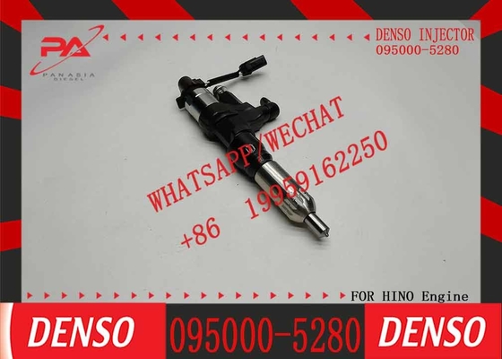 Good Quality Common Rail Fuel Injector Assy 23670-E0291 095000-5280 Fits For Hino J08E Engine Kobelco Excavator