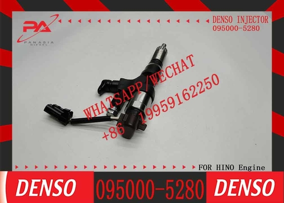 Good Quality Common Rail Fuel Injector Assy 23670-E0291 095000-5280 Fits For Hino J08E Engine Kobelco Excavator