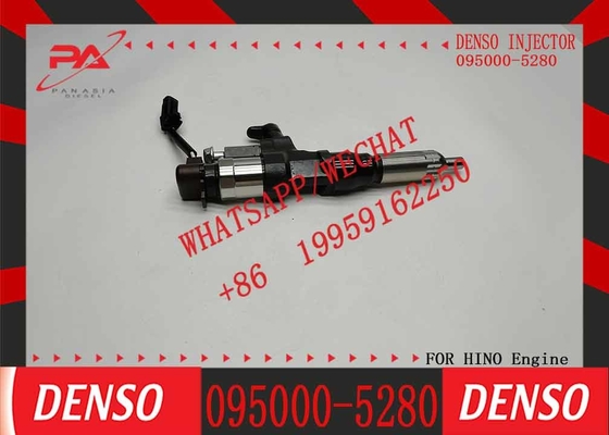 Good Quality Common Rail Fuel Injector Assy 23670-E0291 095000-5280 Fits For Hino J08E Engine Kobelco Excavator