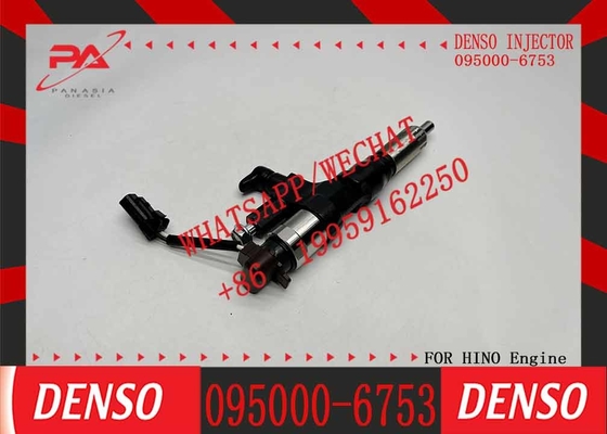 High Quality Common Rail Injector 095000-6753 Diesel Injector 23670-E0030 for HINO J08E