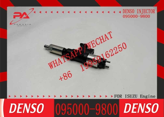 4pcs Denso Diesel Fuel Injector 095000-9800 095000-1810 8-98219181-0 Compatible With Isuzu 4HK1 6HK1 Engine