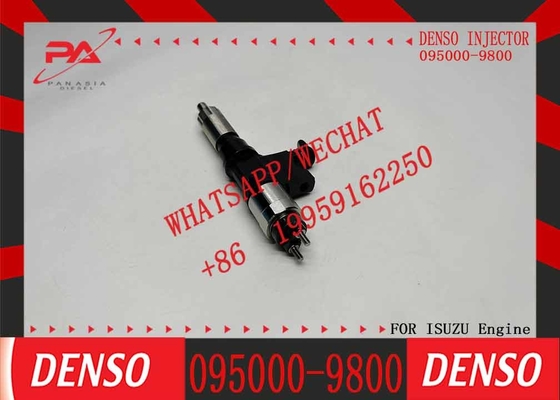 4pcs Denso Diesel Fuel Injector 095000-9800 095000-1810 8-98219181-0 Compatible With Isuzu 4HK1 6HK1 Engine