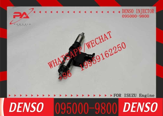 4pcs Denso Diesel Fuel Injector 095000-9800 095000-1810 8-98219181-0 Compatible With Isuzu 4HK1 6HK1 Engine