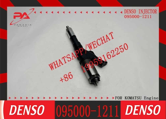 Fuel Nozzle Injector 095000-1211 6156-11-3300 for Komatsu excavator S6D125 Engine