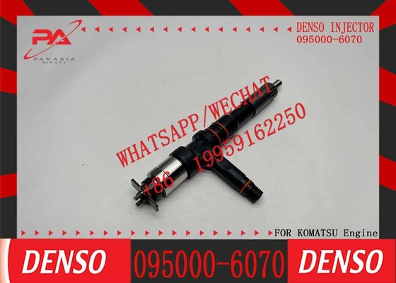 Excavator Diesel Engine Repair Parts 095000-6070 Injector 6251-11-3100 SAA6D125E Engine Fuel Injector PC400-8 PC450-8