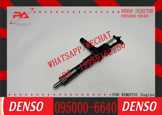 Diesel Common Rail Fuel Injector 095000-6640 6251-11-3200 6251-11-3201 For Denso Komatsu SAA6D125E WA470 PC400-8 Engine