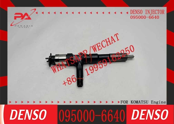 Diesel Common Rail Fuel Injector 095000-6640 6251-11-3200 6251-11-3201 For Denso Komatsu SAA6D125E WA470 PC400-8 Engine