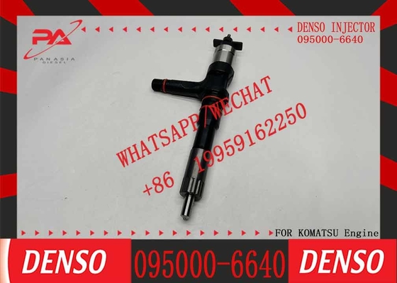 Diesel Common Rail Fuel Injector 095000-6640 6251-11-3200 6251-11-3201 For Denso Komatsu SAA6D125E WA470 PC400-8 Engine